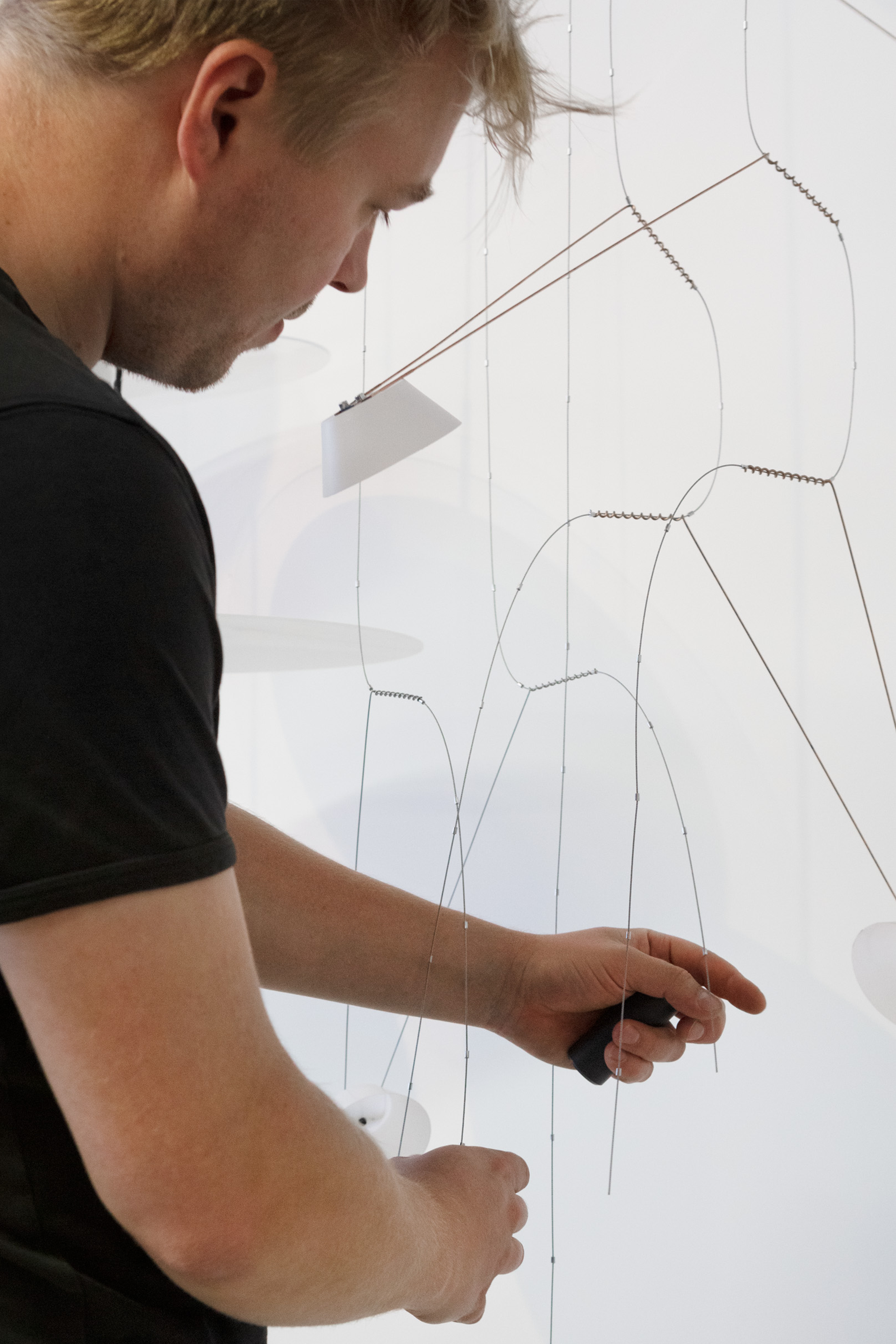 LIIU prototype for Luceplan designers Esther en Sam
