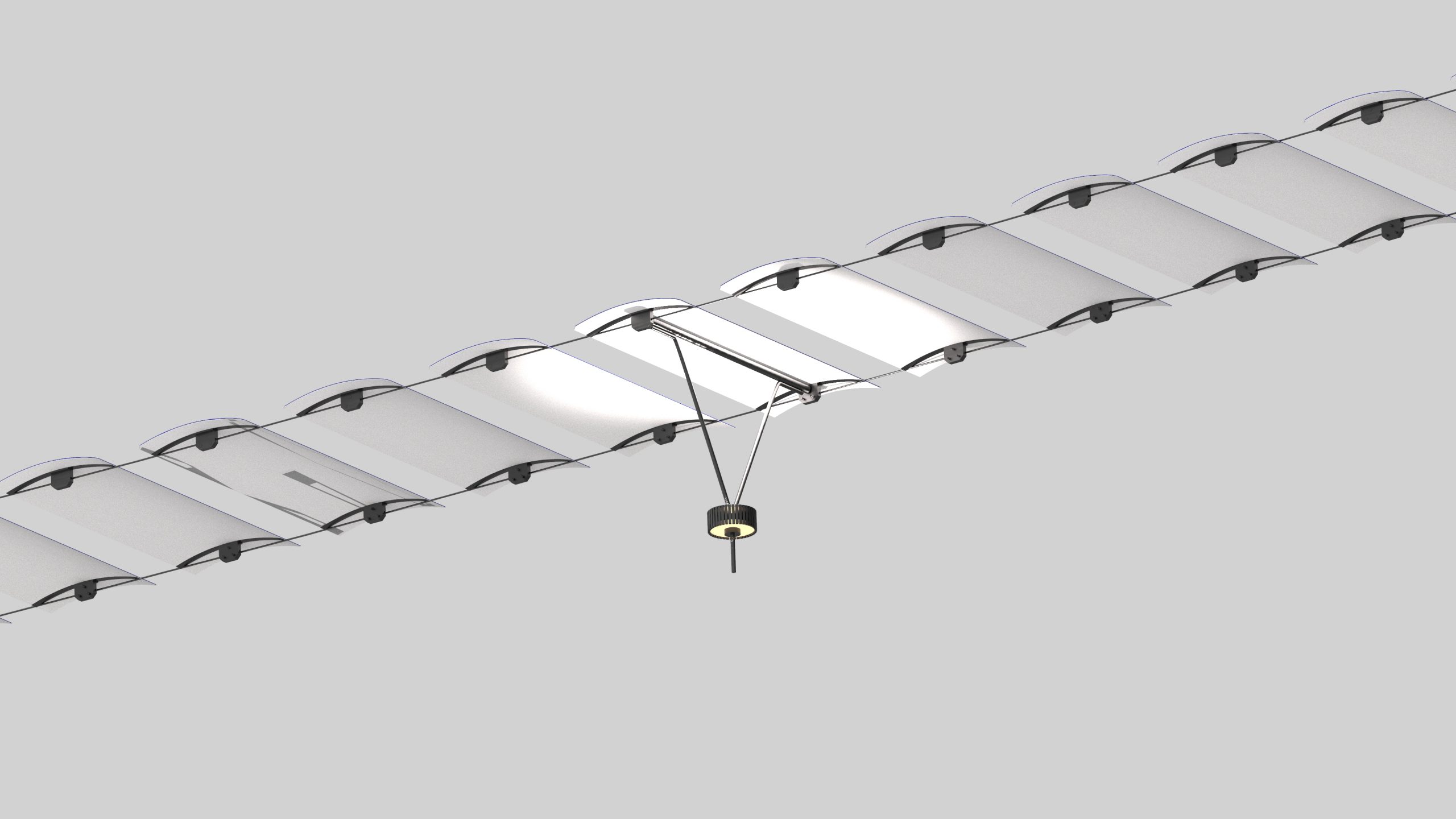 Render of a single Pendulum light element.