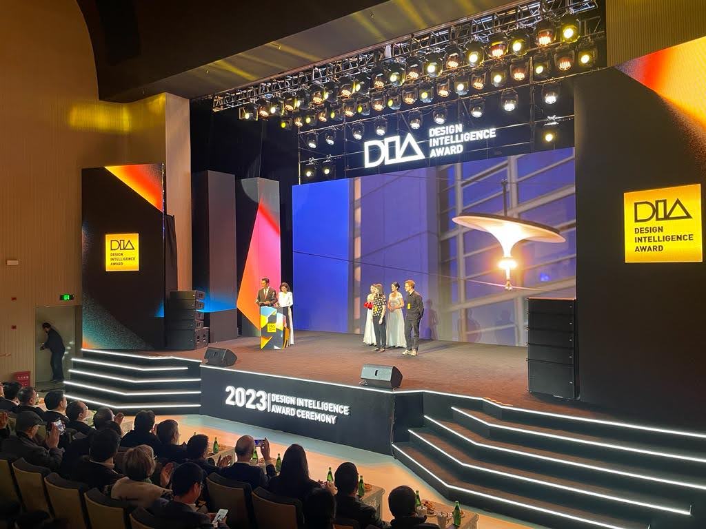 Design Intelligence Award show in Hangzhou, China